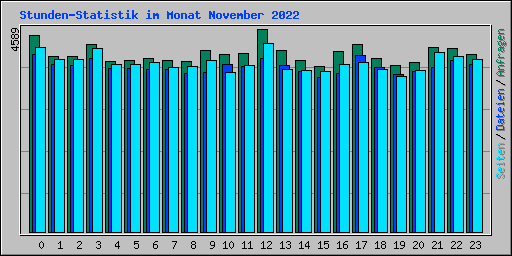 Stunden-Statistik im Monat November 2022